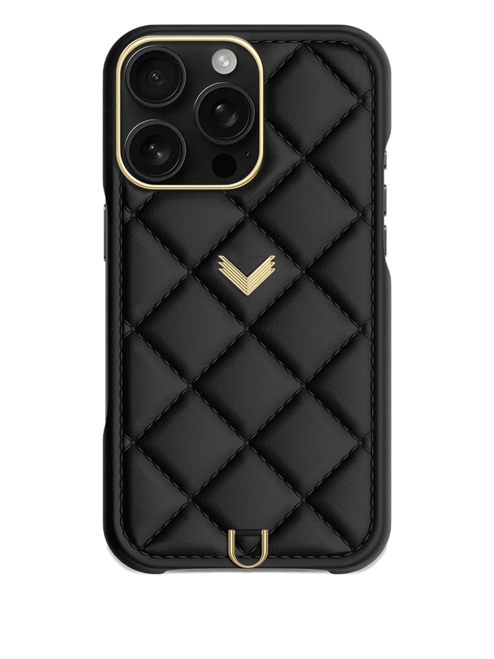 quilted-leather iPhone 16 Pro Max case - Image 1