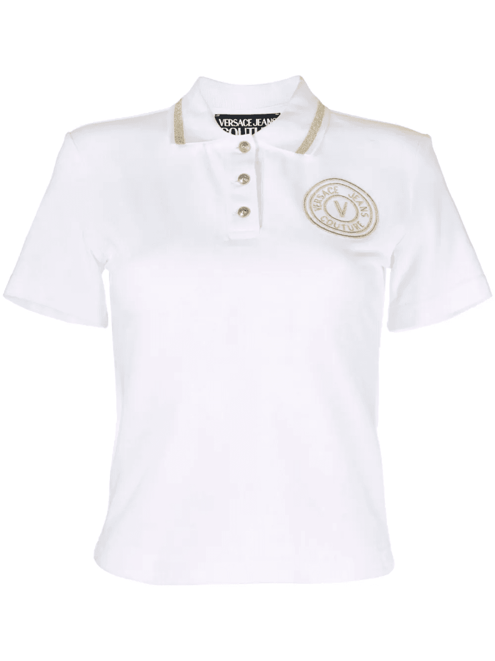 V-Emblem polo top - Image 1