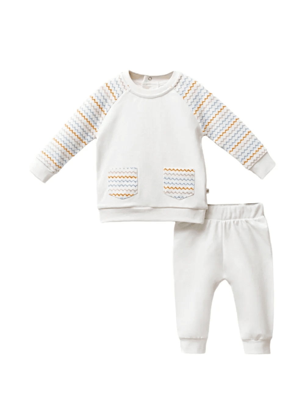 zigzag-print tracksuit - Image 1