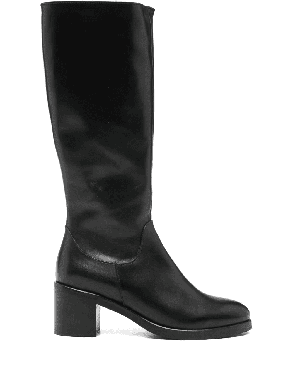 60 mm leather knee-high boots - Image 1
