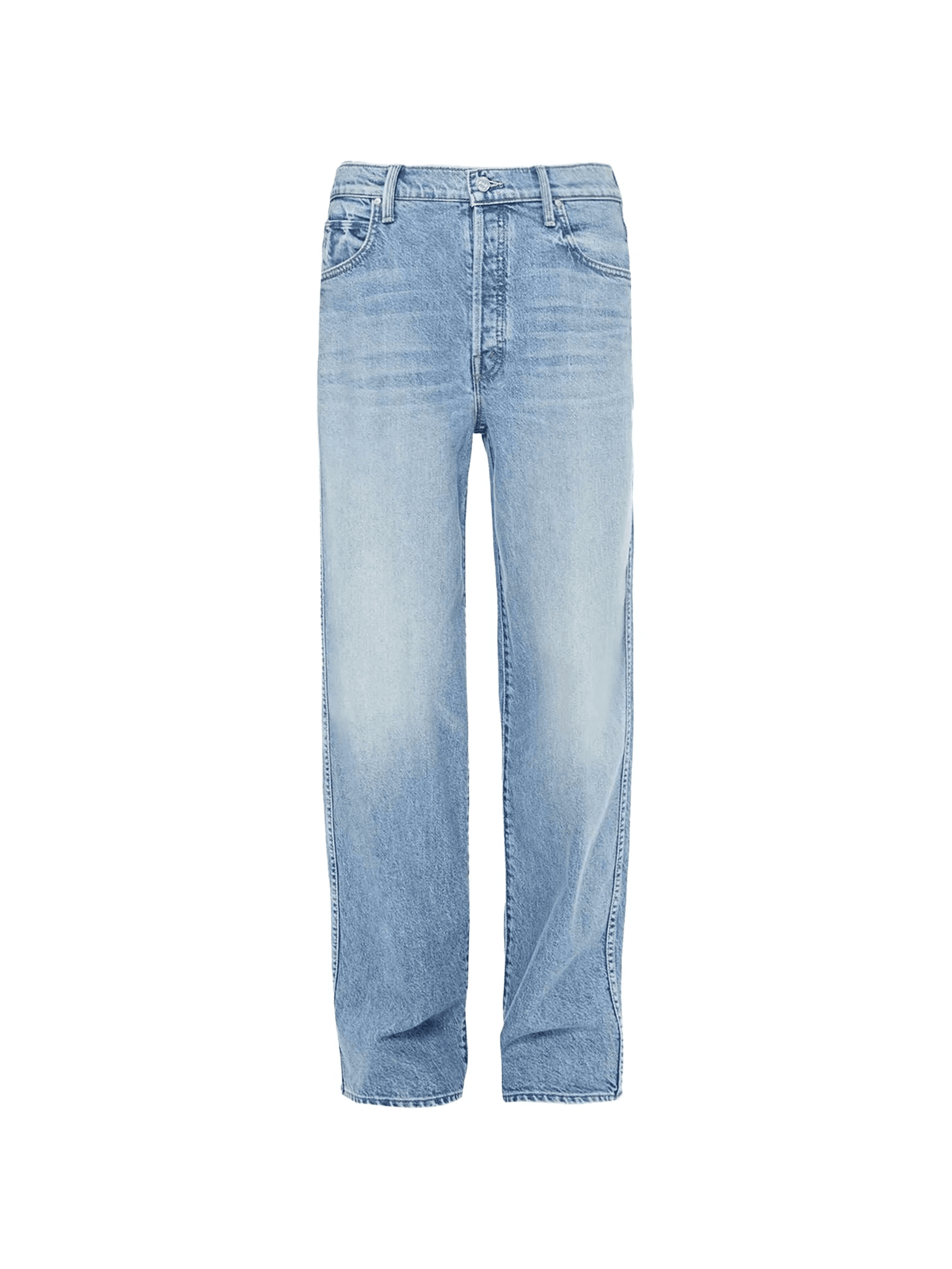 buttoned embroidered jeans - Image 1