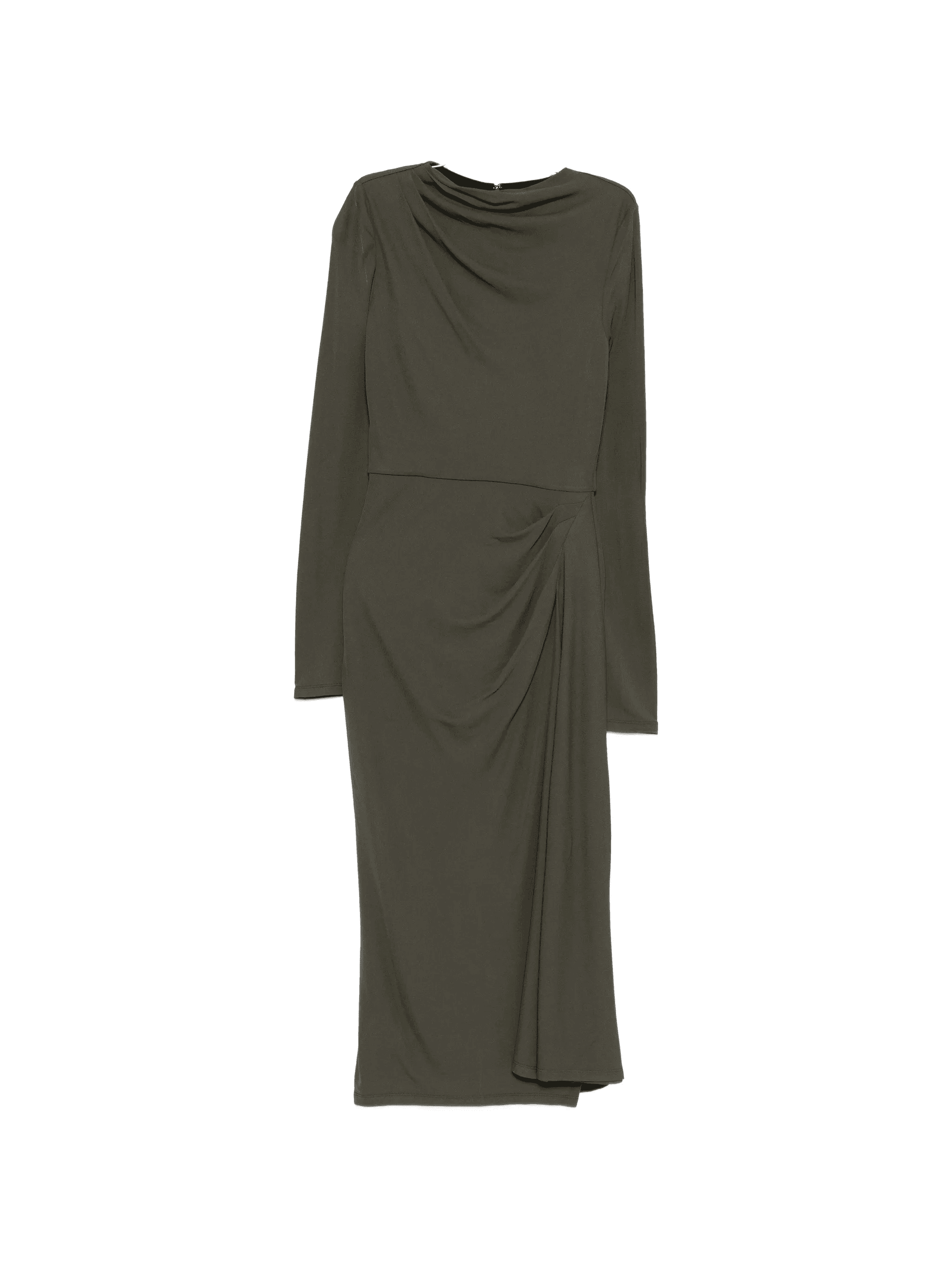 midi long-sleeve dress - Image 1