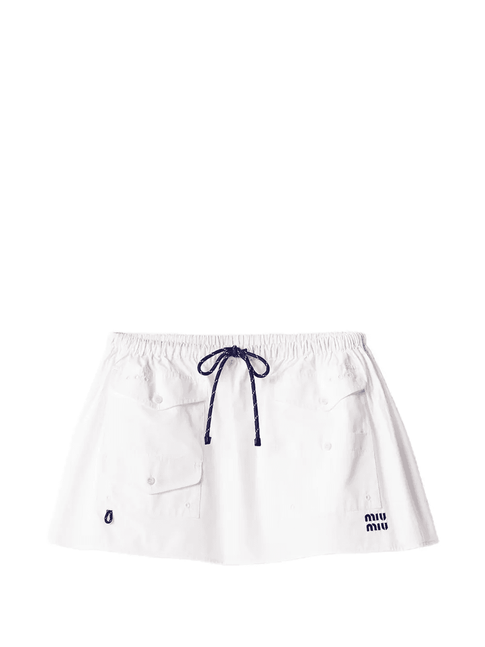 poplin mini skirt - Image 1