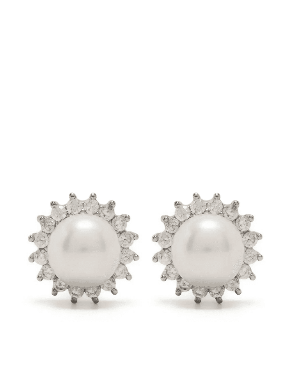 pearl stud earrings - Image 1
