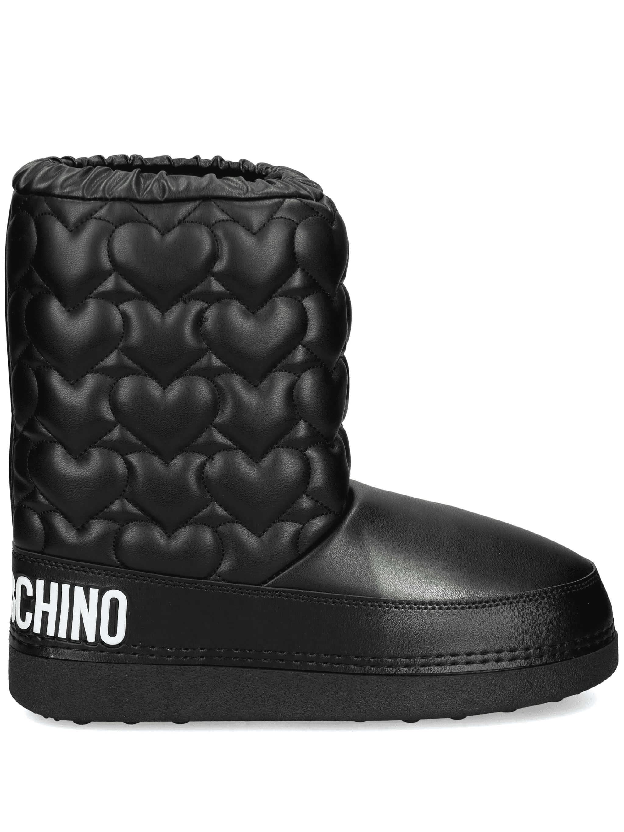 logo-print quilted boots - Image 1
