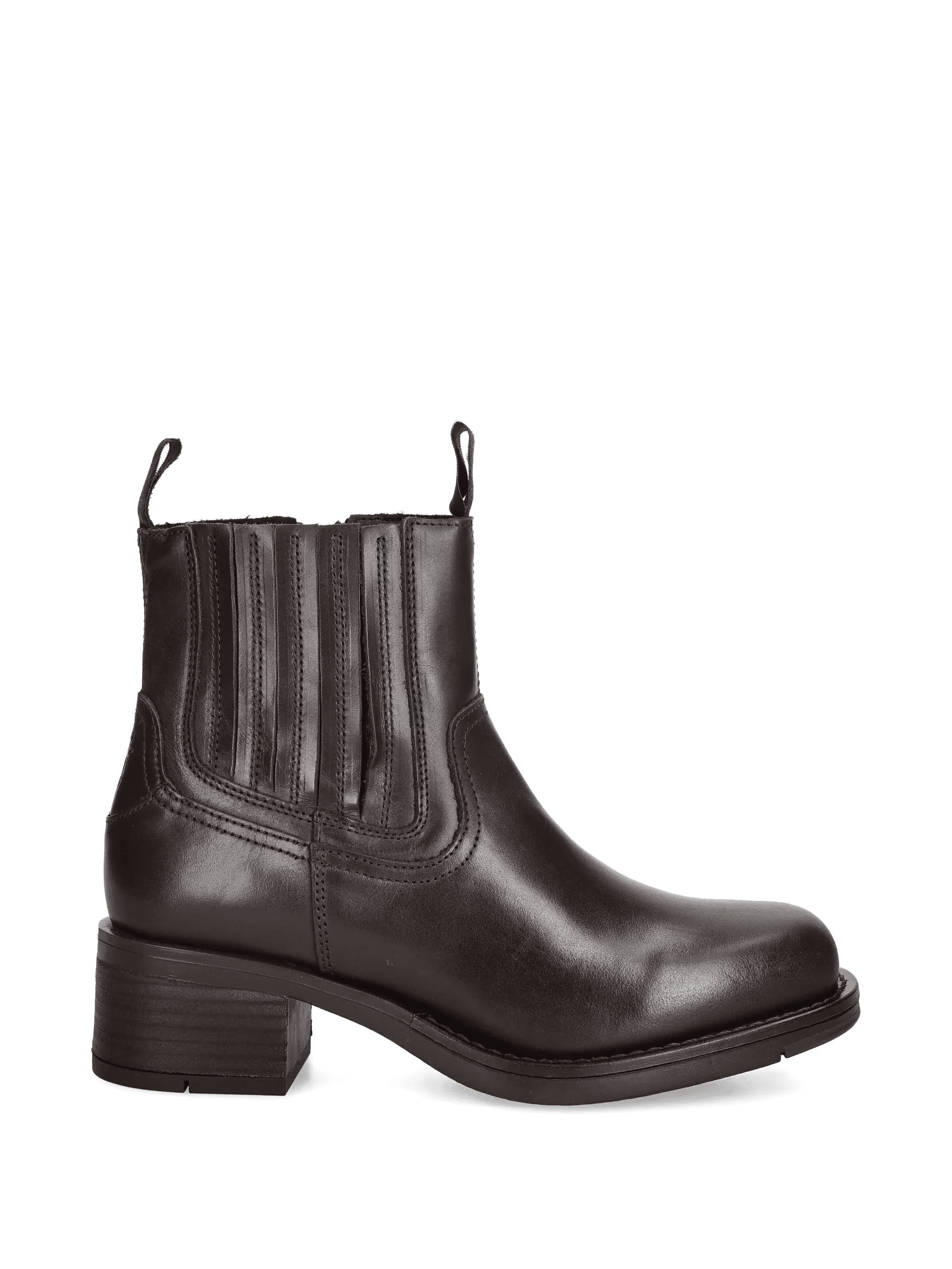 pull-tab side-zip boots - Image 1