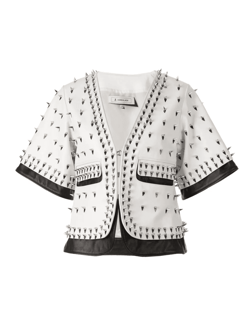 pearl embellished jacket - Image 1