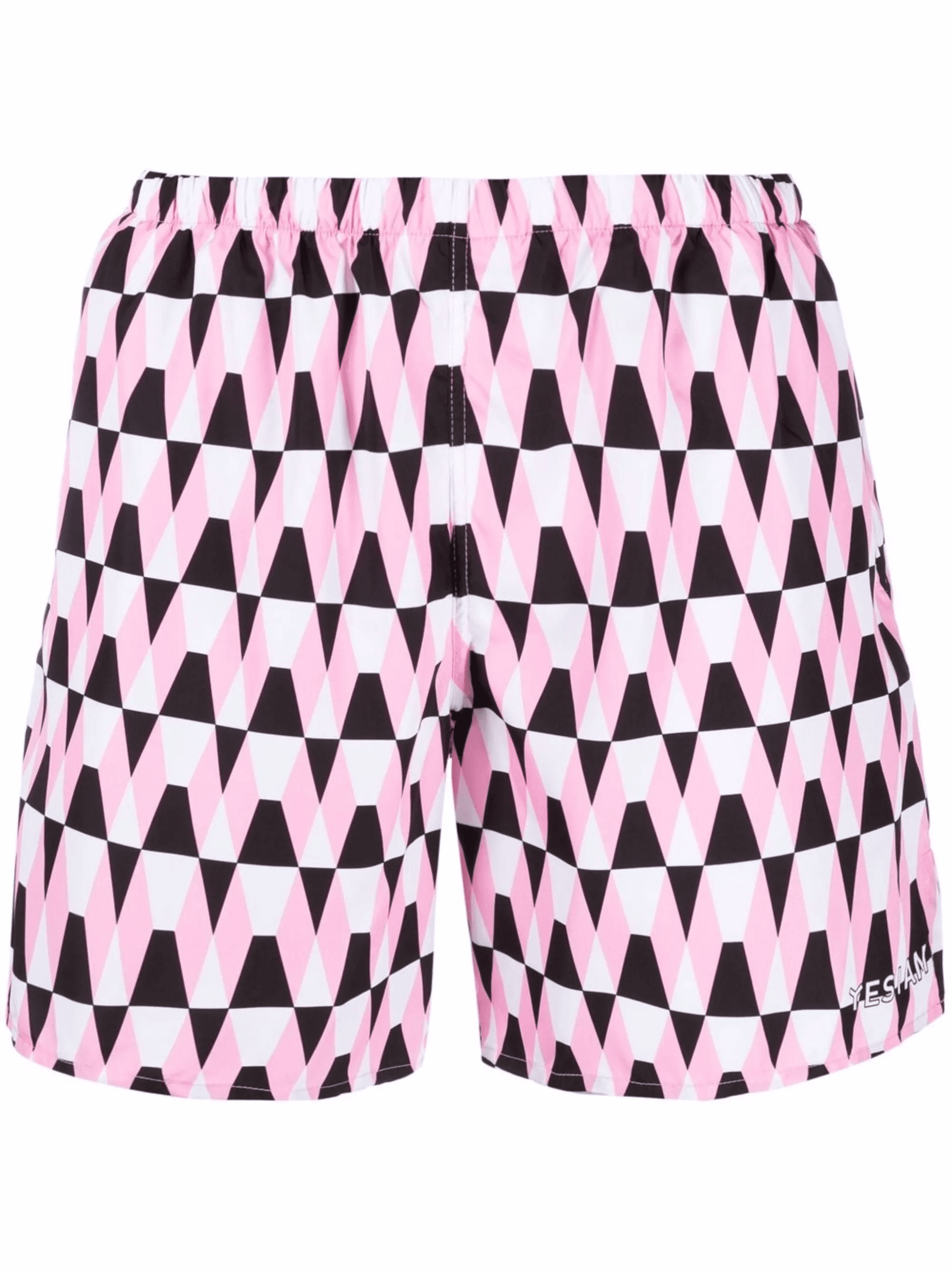 geometric-print swim shorts - Image 1