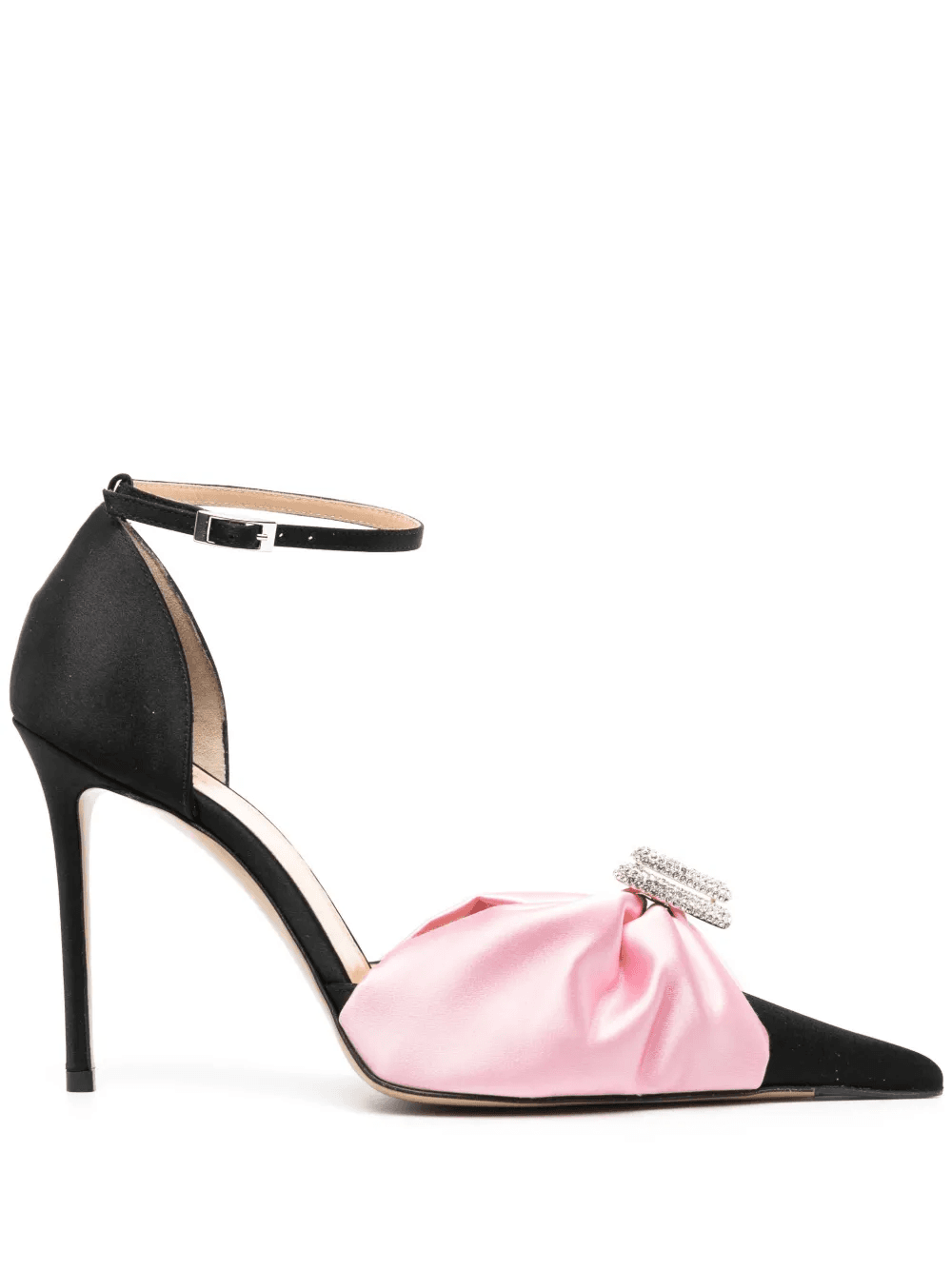 Double Heart satin pumps - Image 1