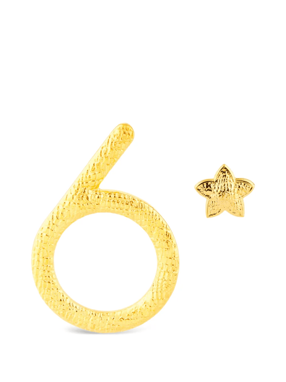 number 6 earrings - Image 1