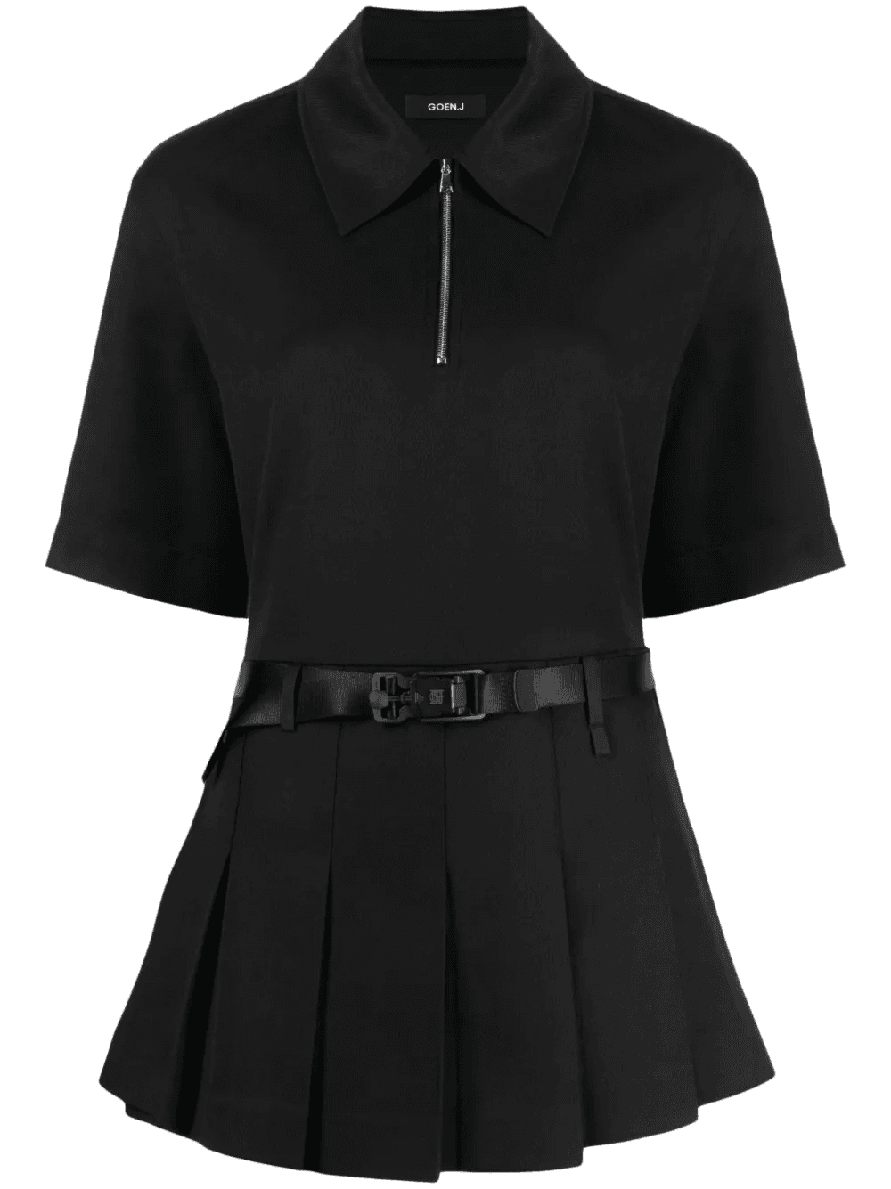 double-layer shirt dress - Image 1