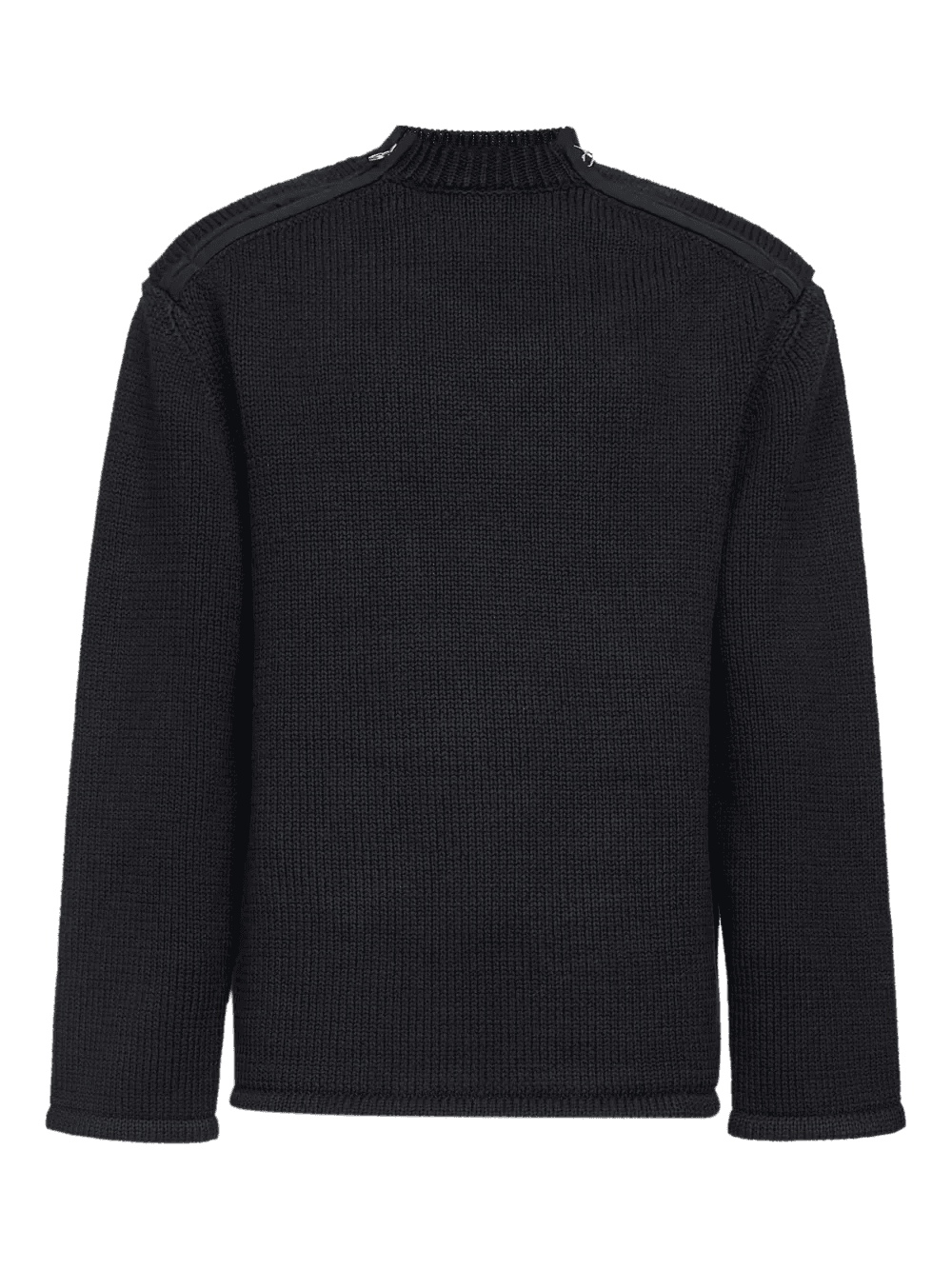 metal-zip raglan-sleeve sweater - Image 1