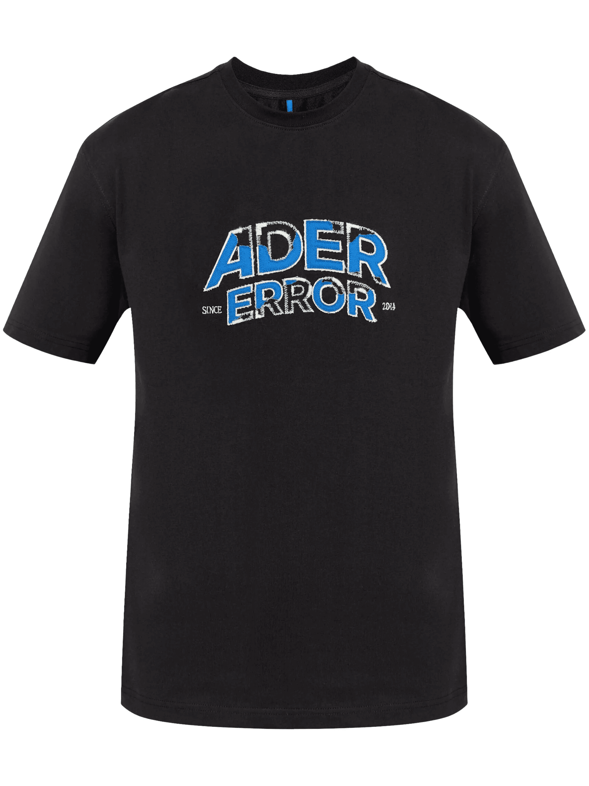 logo-embroidered drop shoulder T-shirt - Image 1