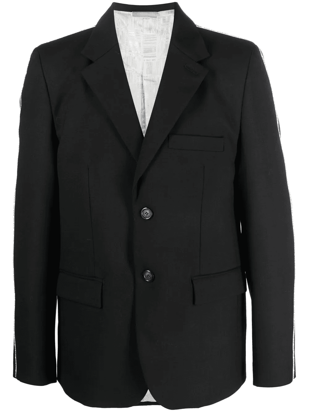 single-breasted wool blazer - Image 1