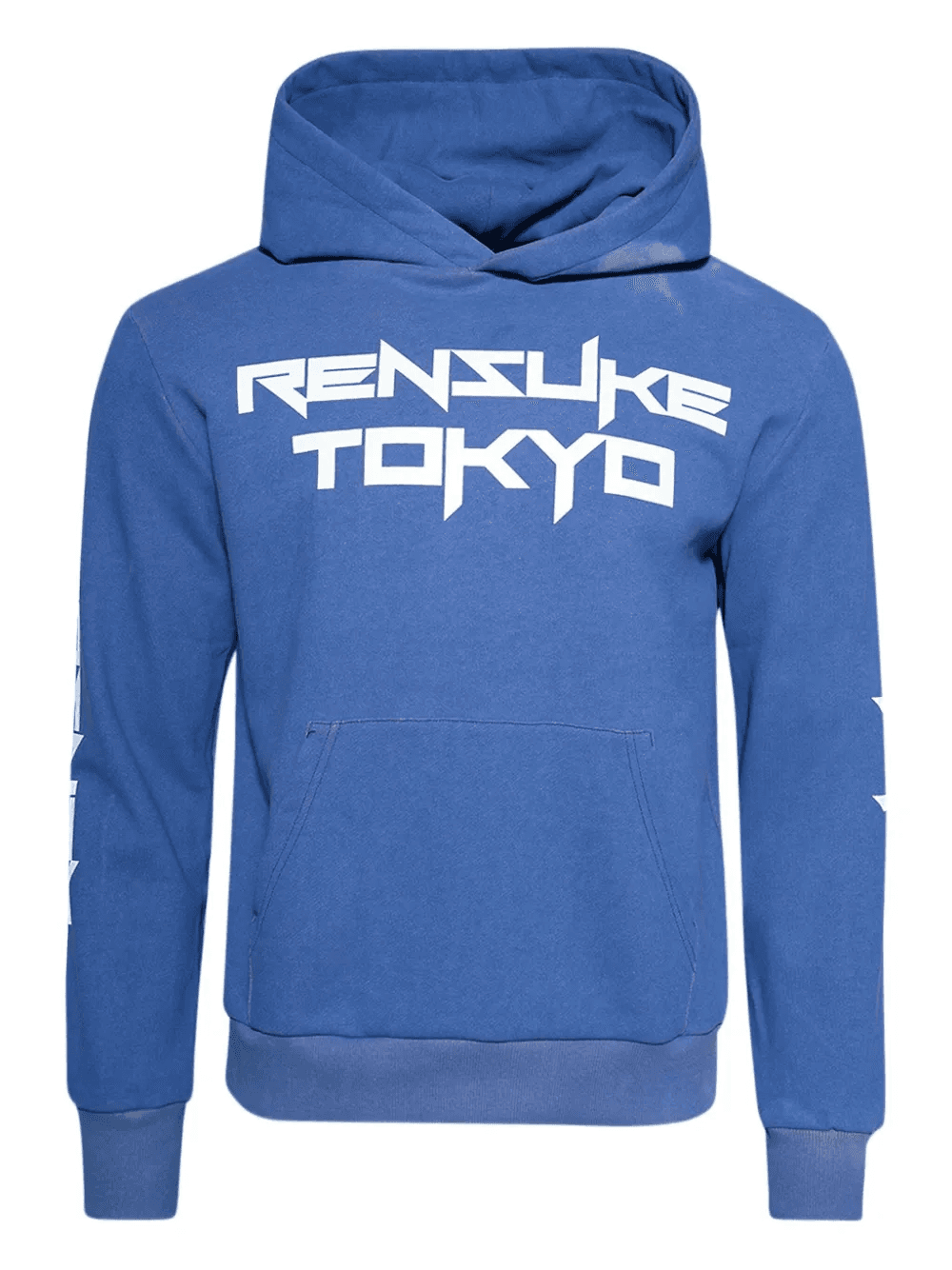 logo print cotton hoodie - Image 1