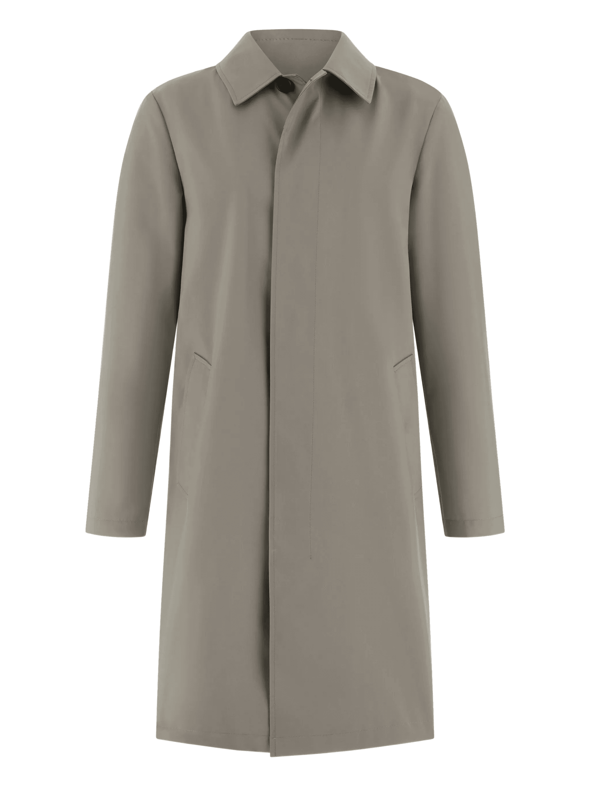 buttoned technical coat - Image 1