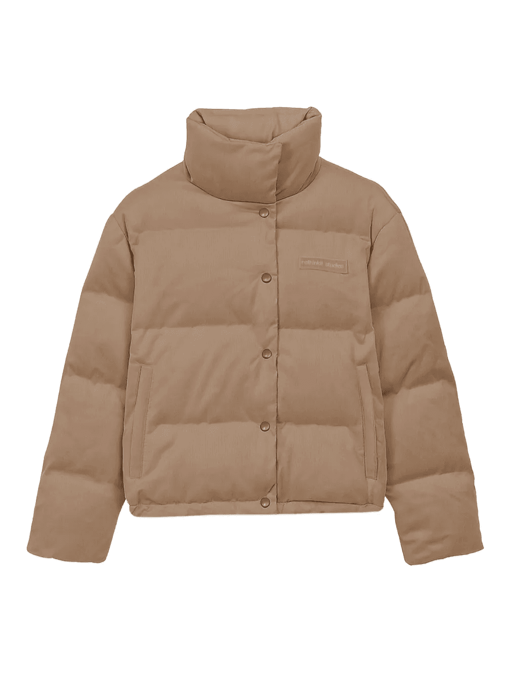 logo-appliqué padded jacket - Image 1