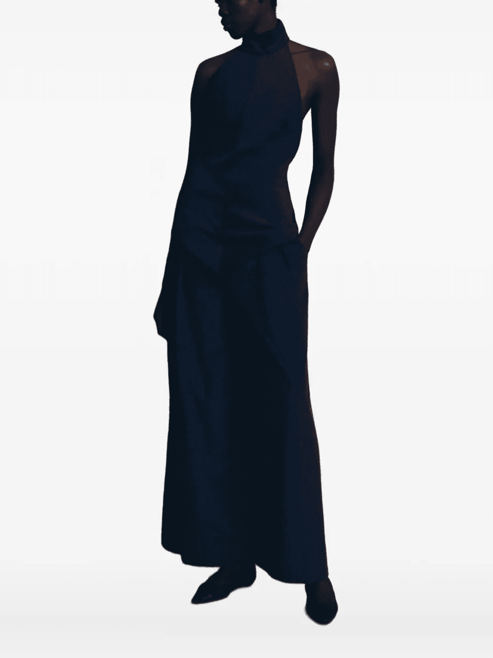 halter neck corduroy top - Image 1