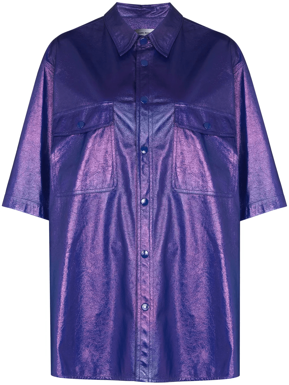 Gilin faux-leather shirt - Image 1