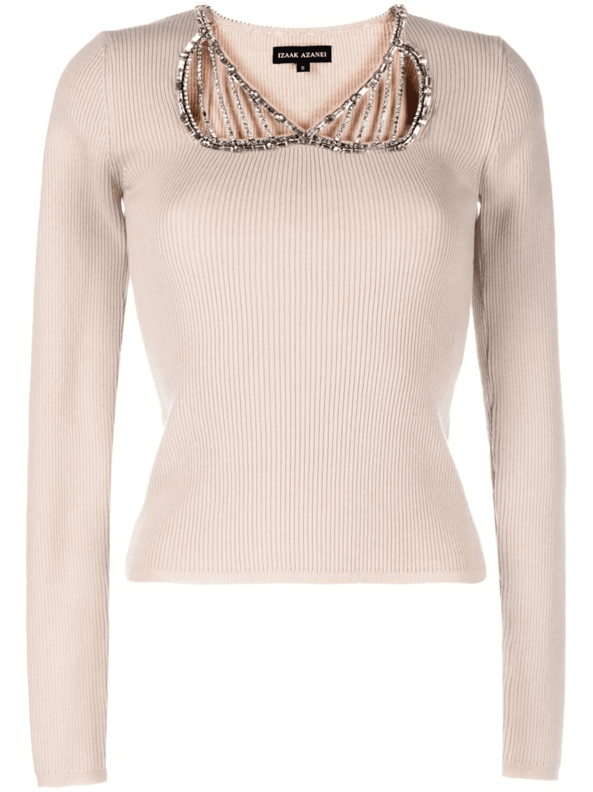 cut-out embellished top - Image 1