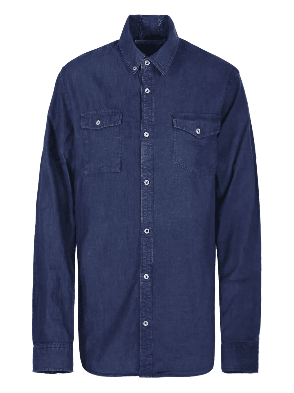 double-pocket denim shirt - Image 1