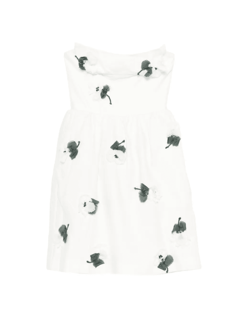floral ruffle mini dress - Image 1