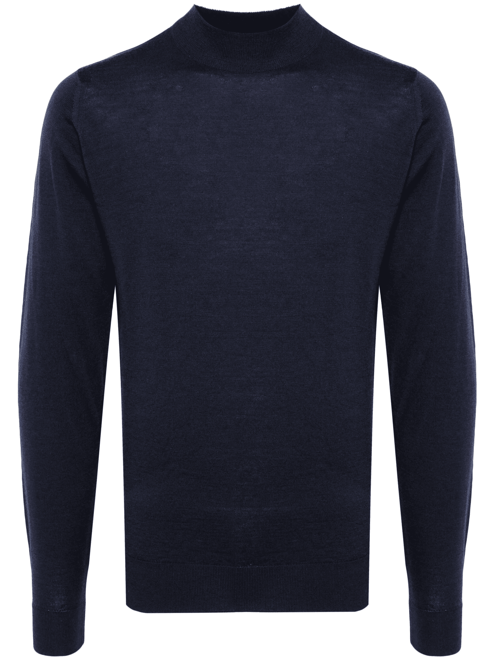 mock neck fine-knitted jumper - Image 1