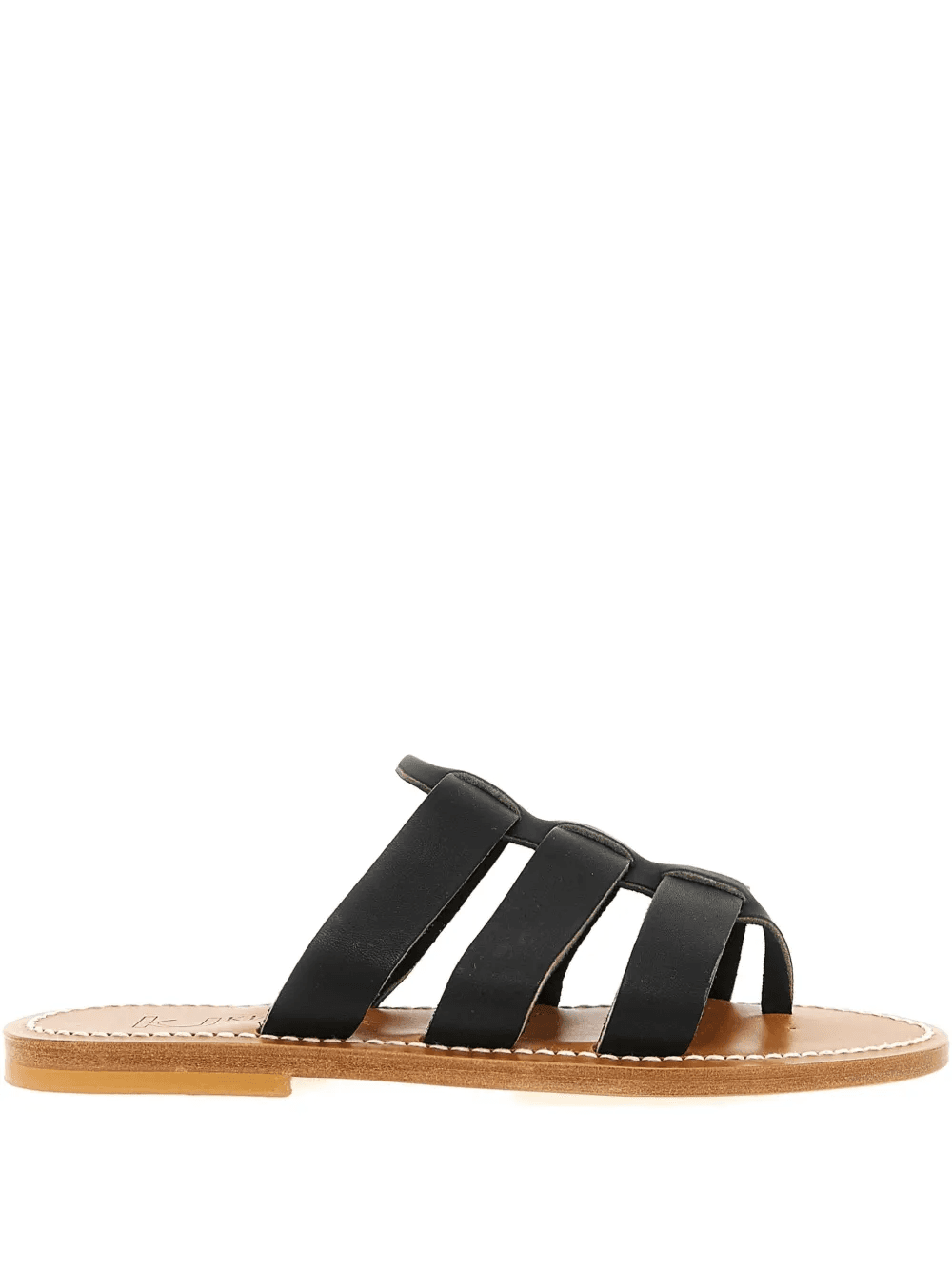 Dolon leather three-strap sandals - Image 1