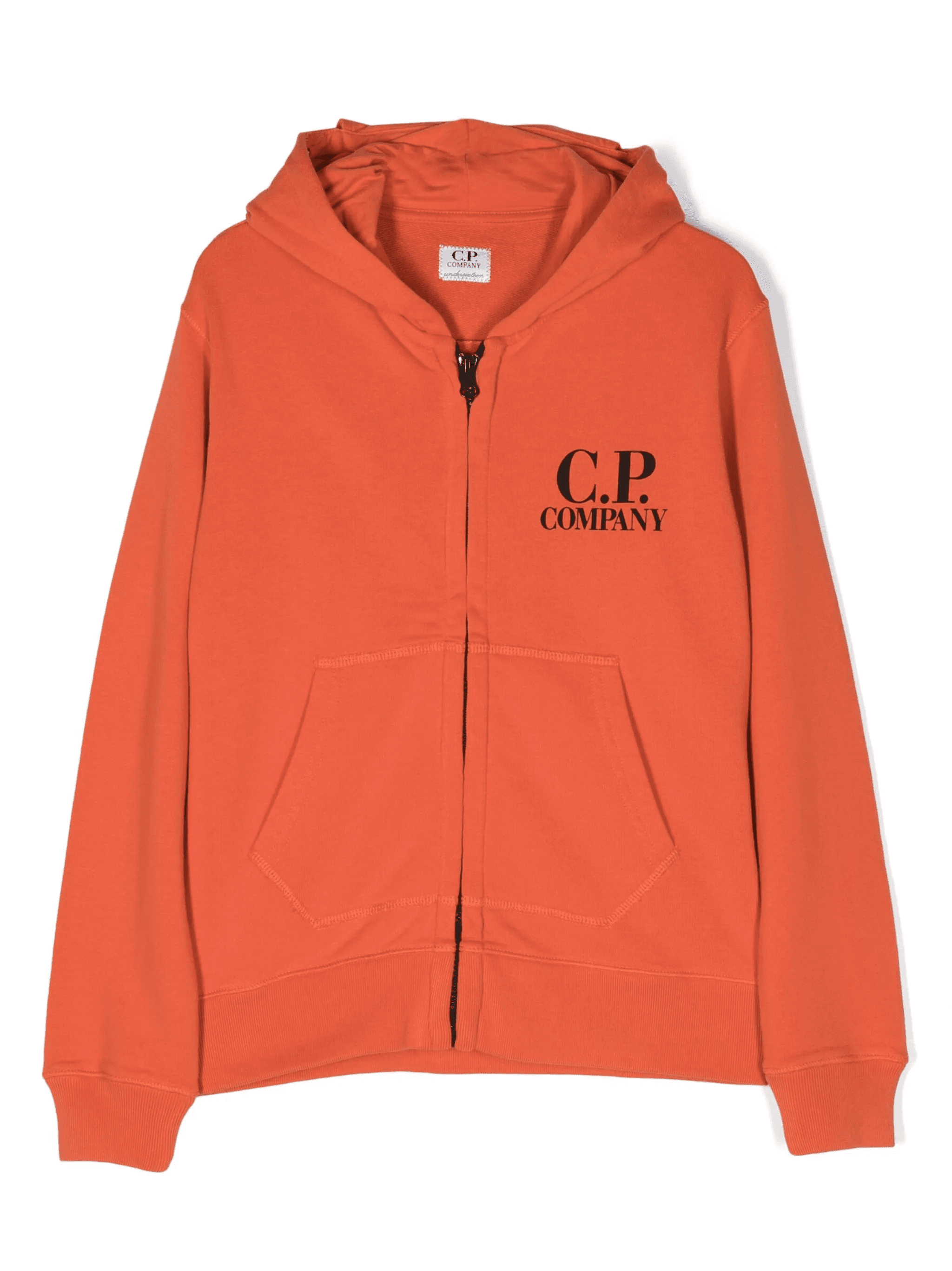 logo-print zip-up hoodie - Image 1