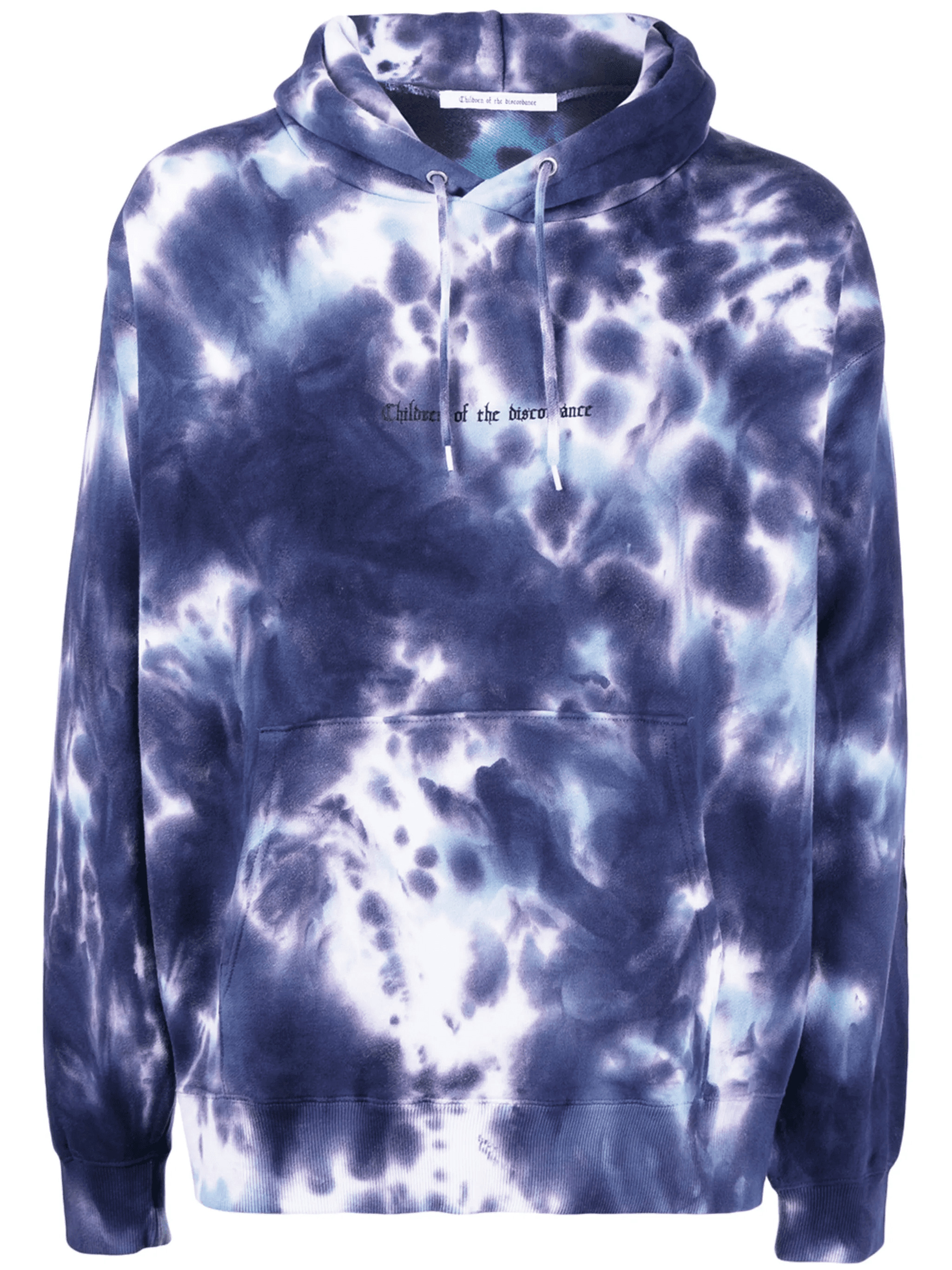 tie dye-print pullover hoodie - Image 1