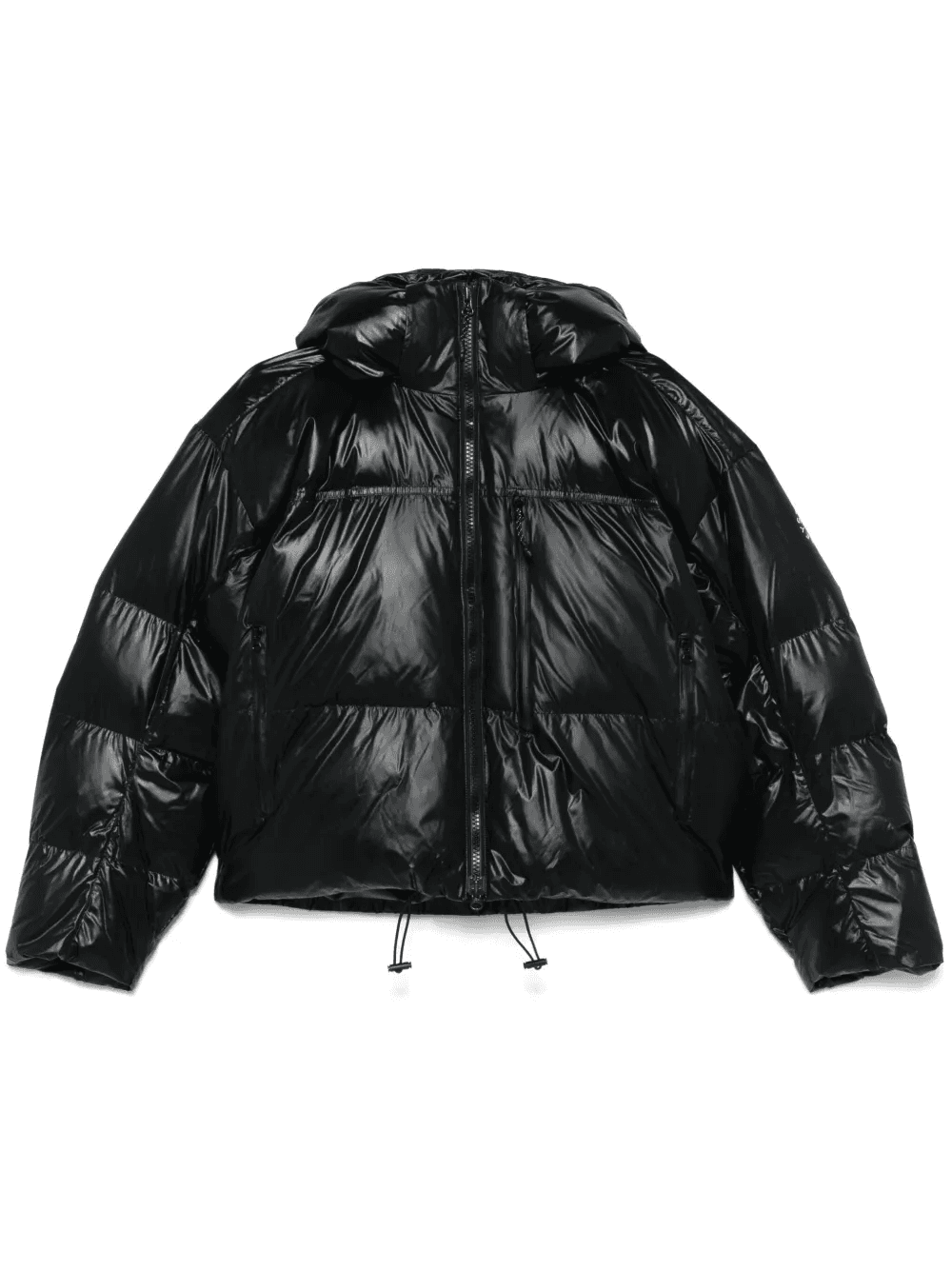 logo-patch puffer jacket - Image 1