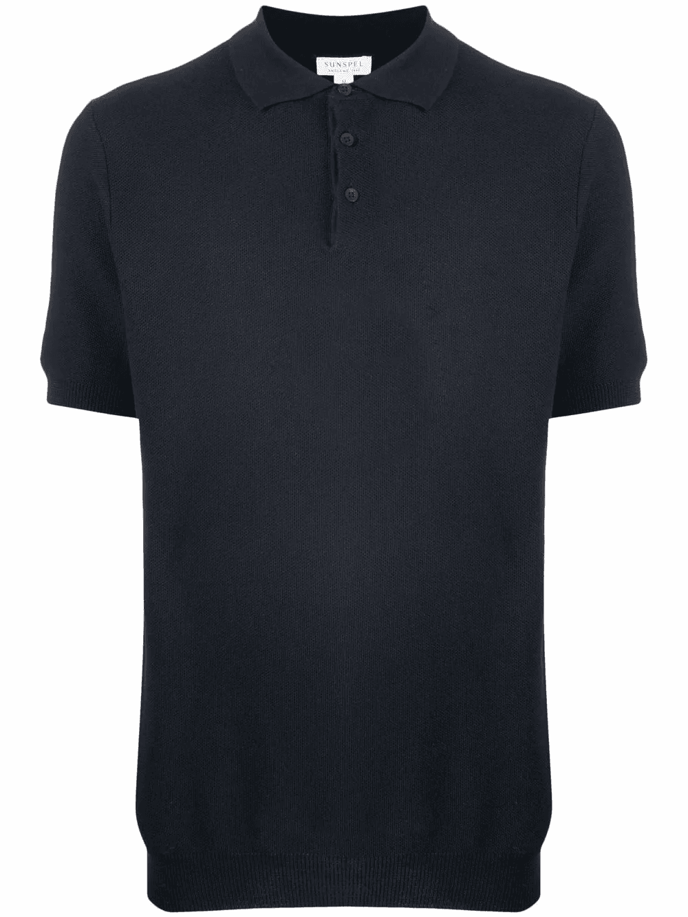 short-sleeved cotton polo shirt - Image 1