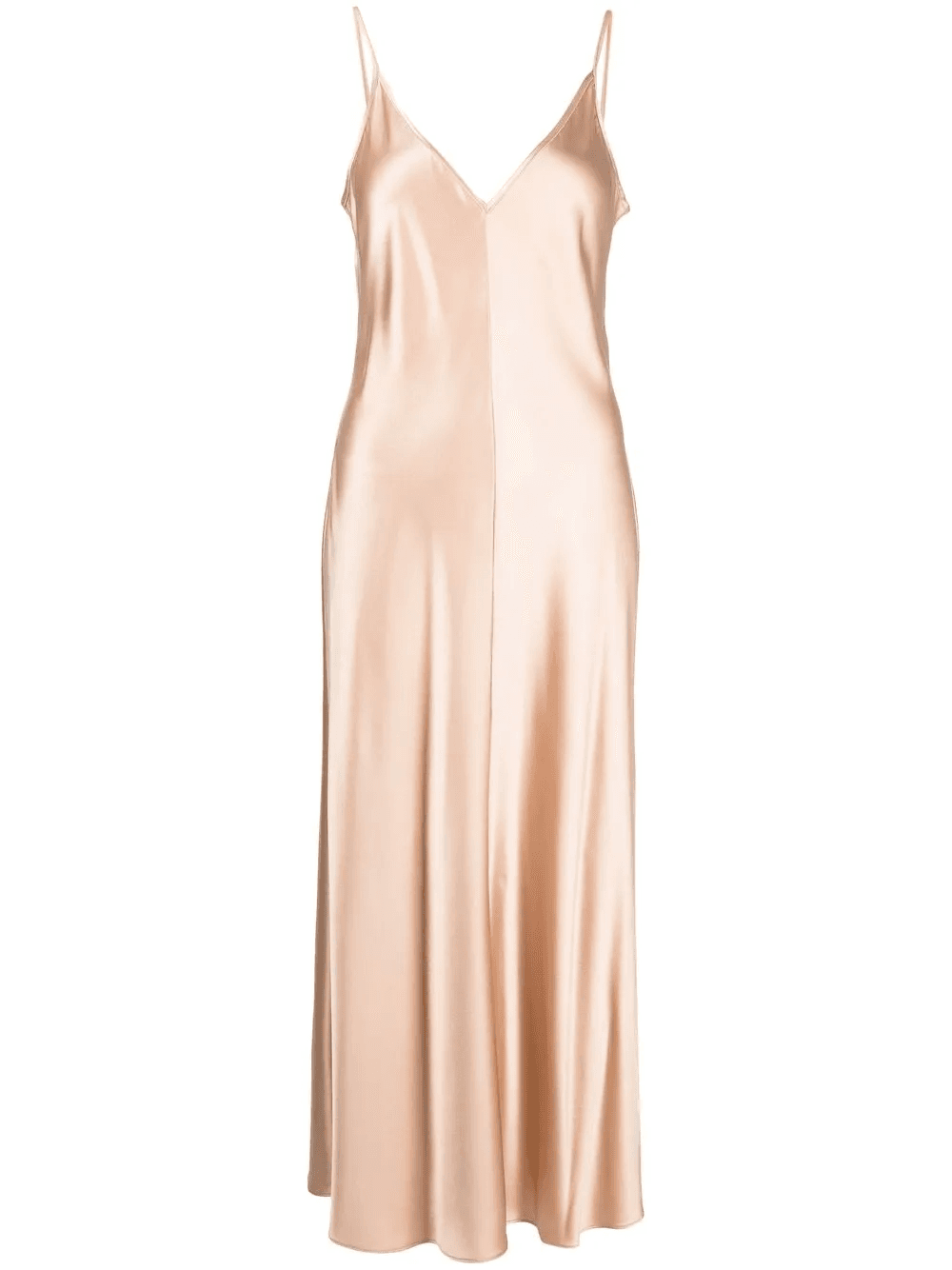 satin V-neck slip dress - Image 1