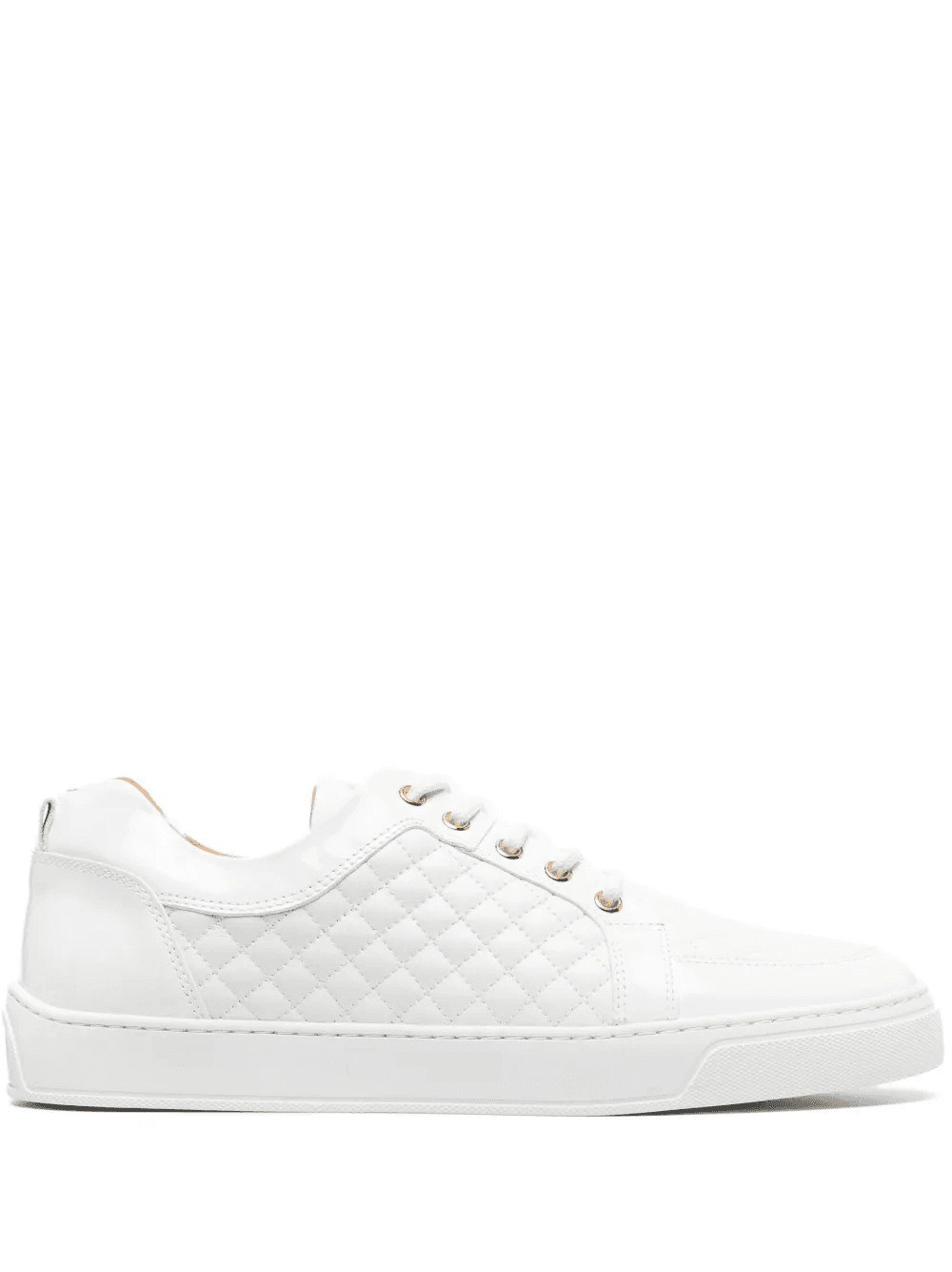 quilted low-top sneakers - Image 1