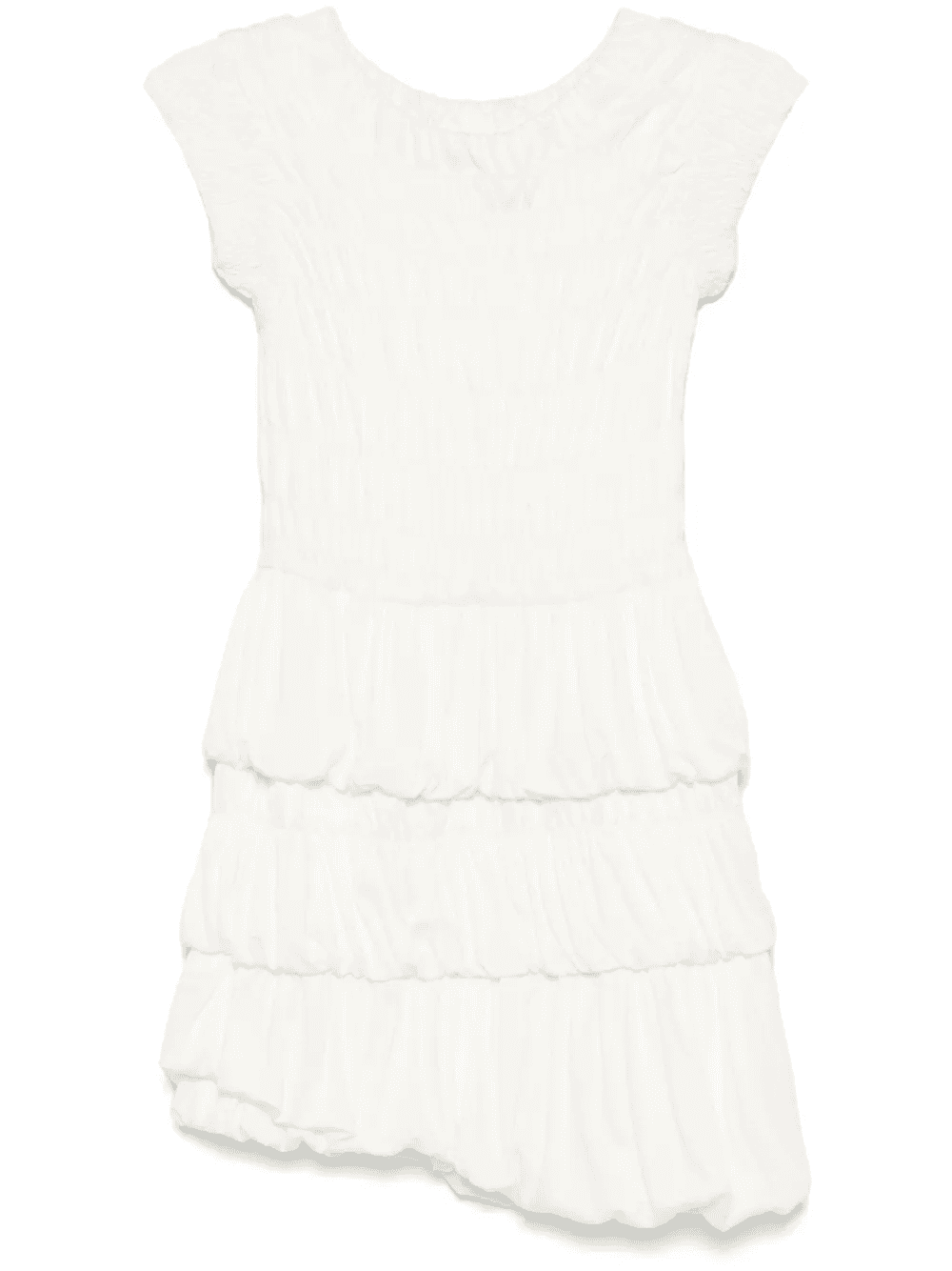 shirred-panel mini dress - Image 1