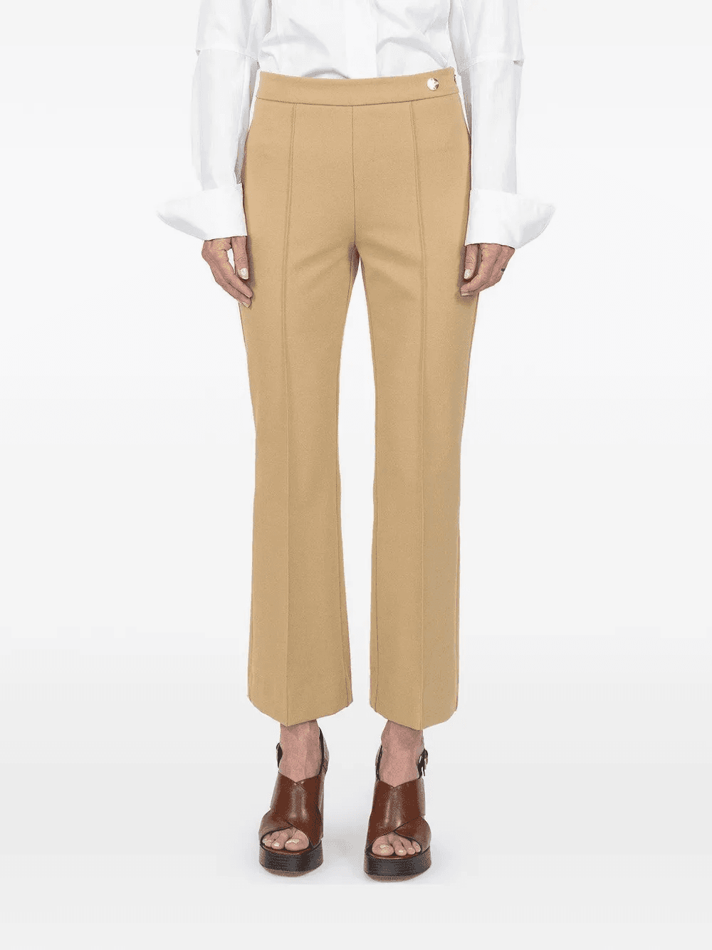 Lola button-detail trousers - Image 1