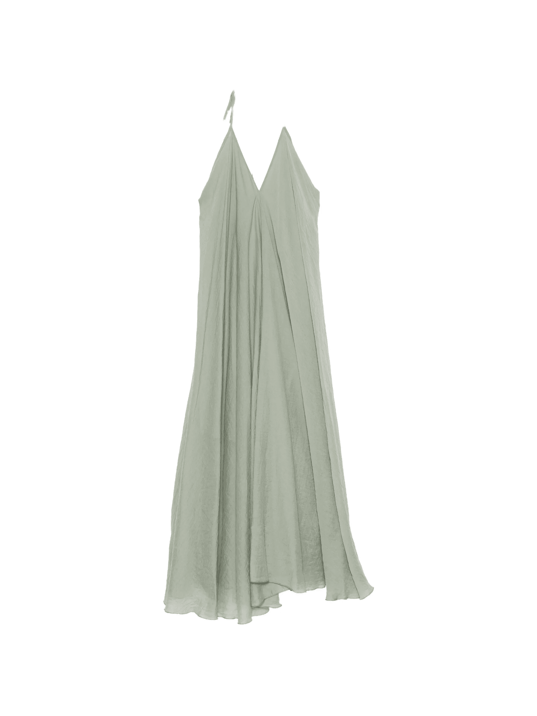halterneck V-neck maxi dress - Image 1