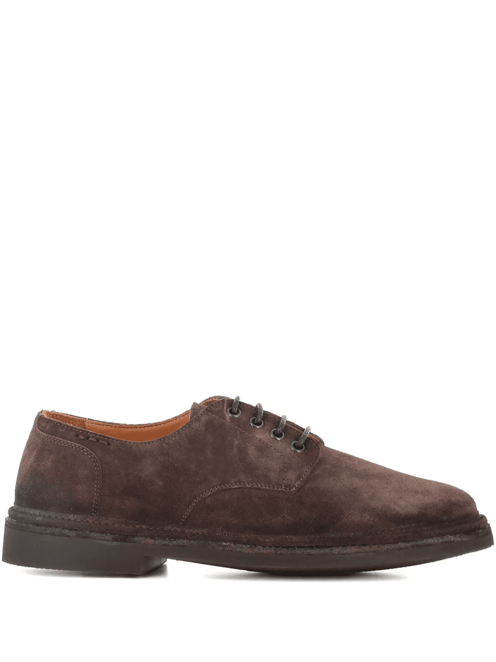 lace-up suede derby shoes - Image 1