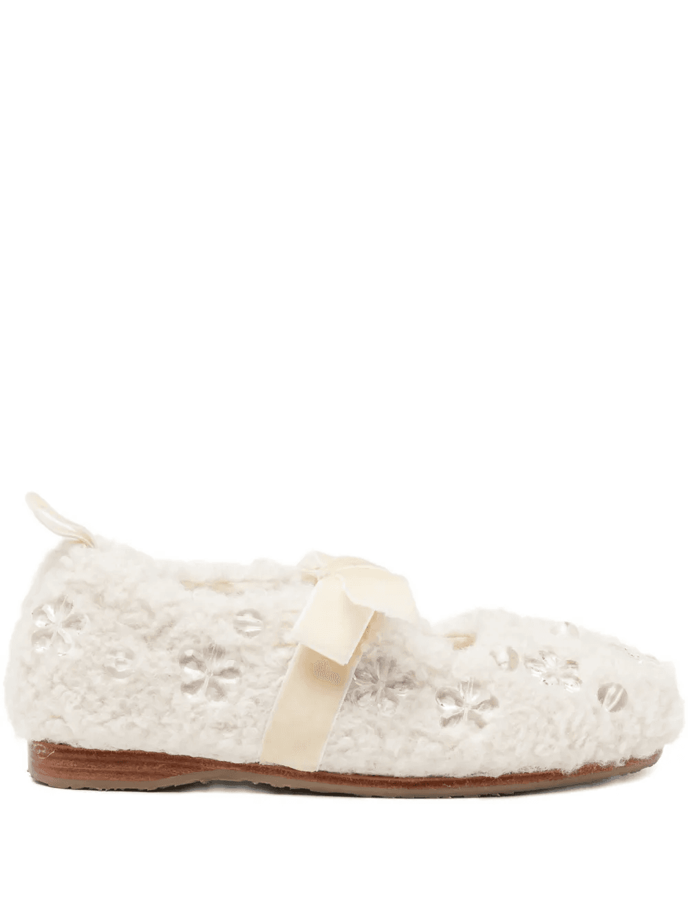 x Susan Fang furry ballet flats - Image 1