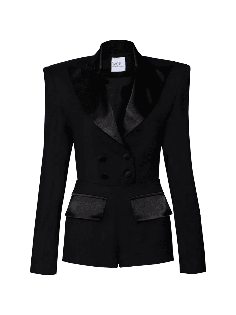 peak-lapel playsuit - Image 1