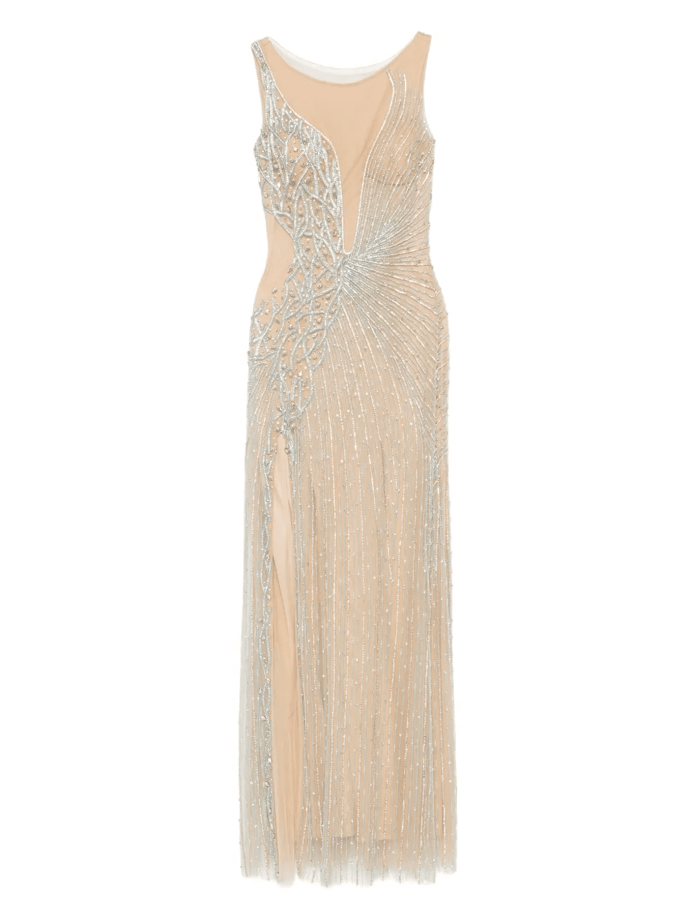 embellished round-neck maxi dress - Image 1