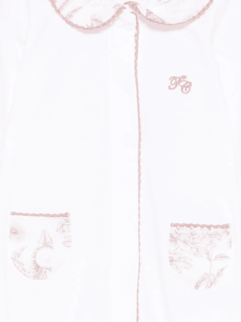 floral-print collar pajamas - Image 1