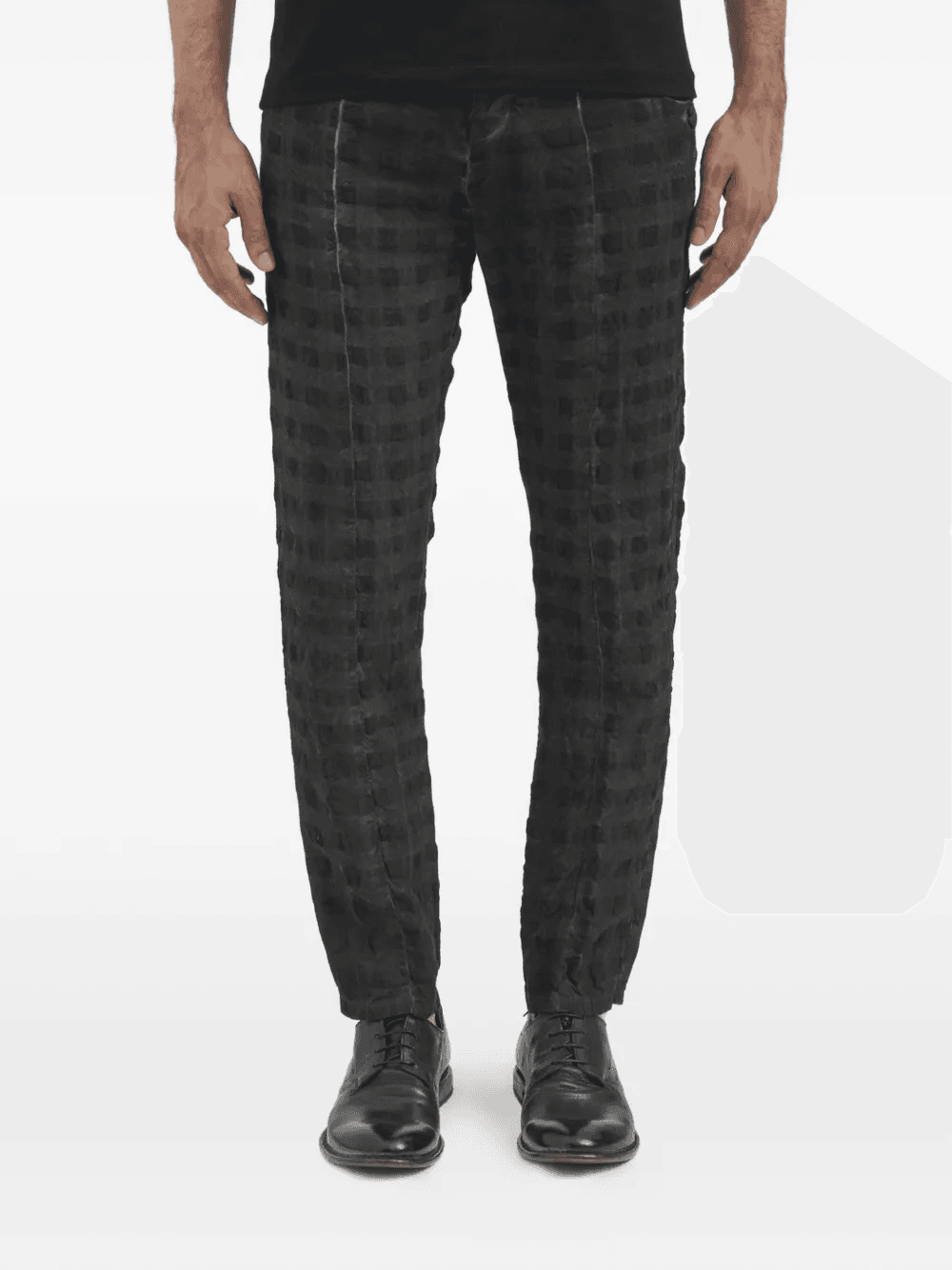 four-button patterned trousers - Image 1