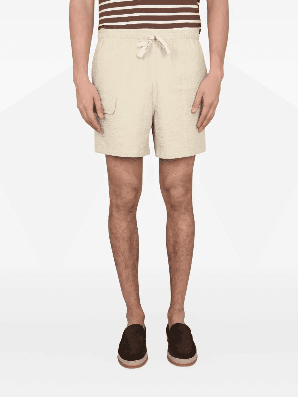 drawstring cargo shorts - Image 1