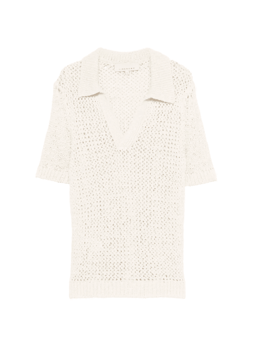 V-neck knitted top - Image 1