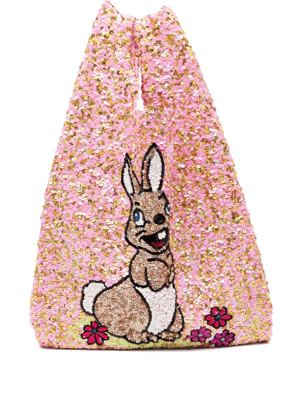 sequin-embellished tote bag - Image 1