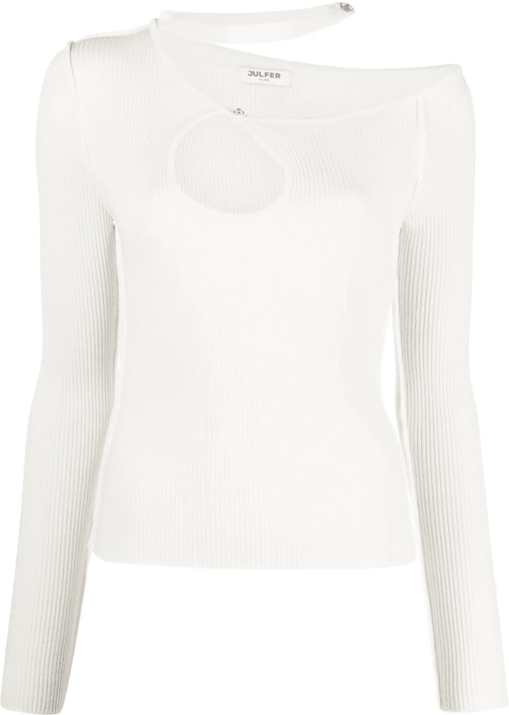 Kylie cut-out ribbed-knit top - Image 1