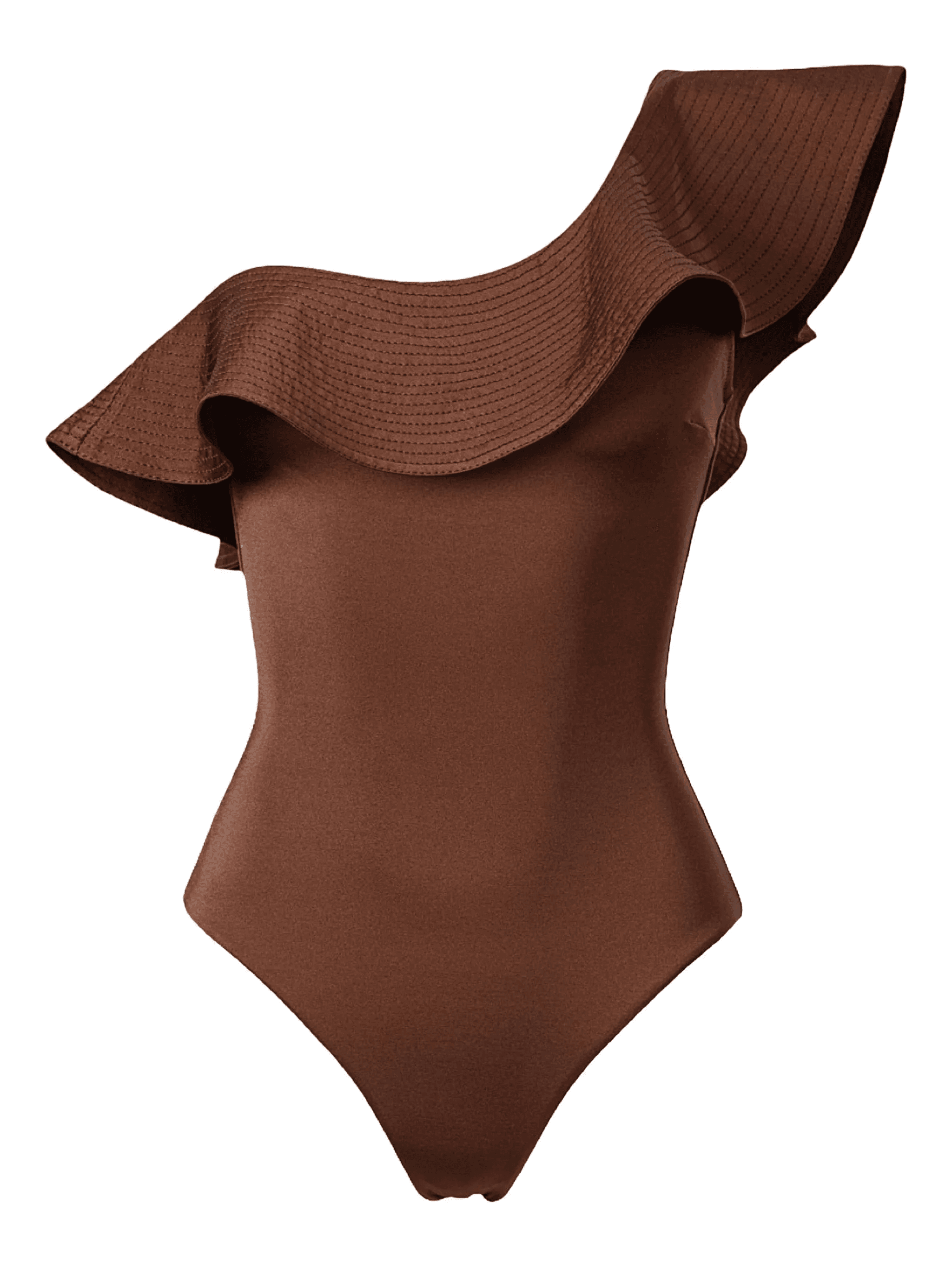 ruffle-neck swimsuit - Image 1