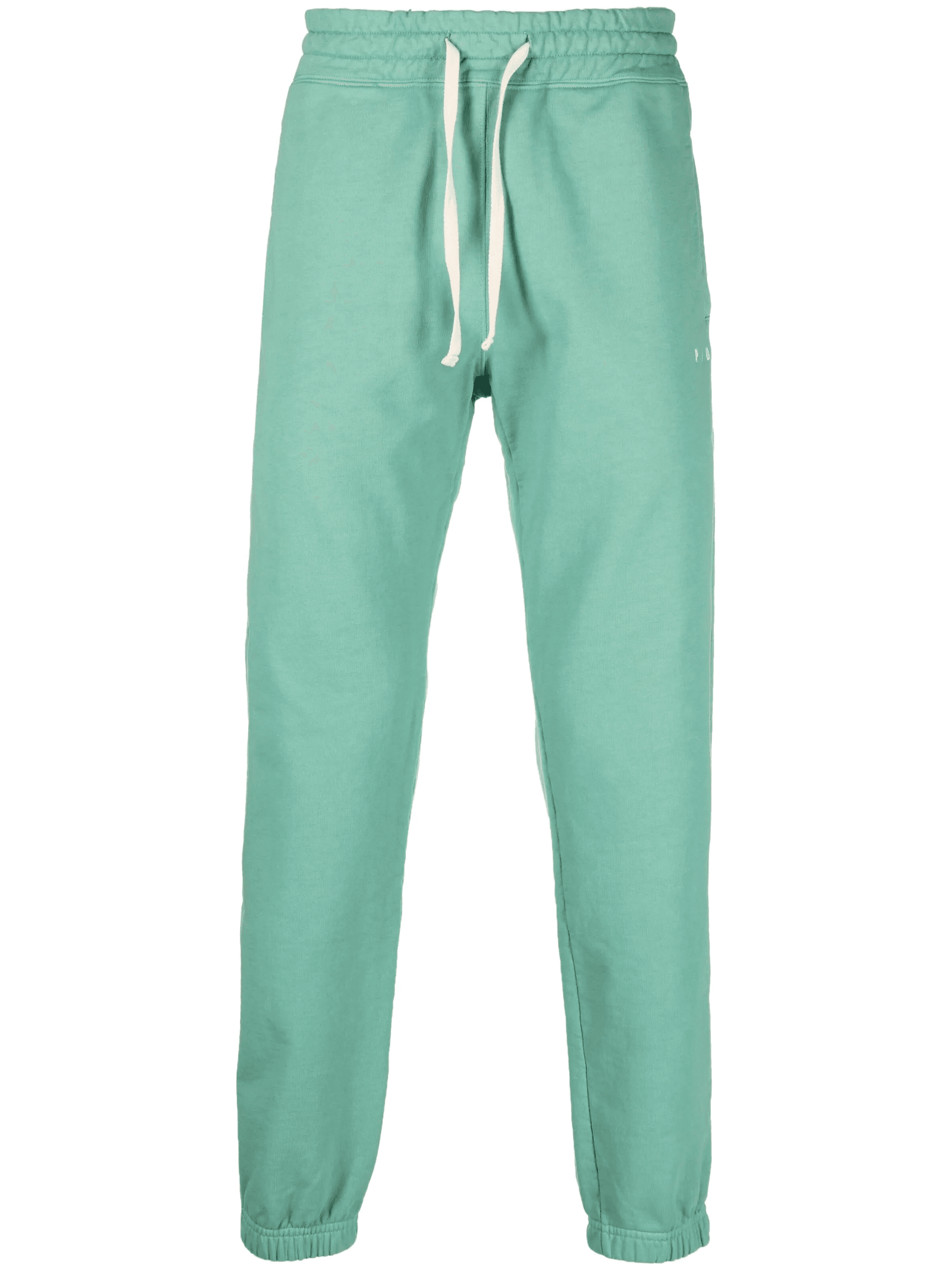 drawstring cotton track pants - Image 1