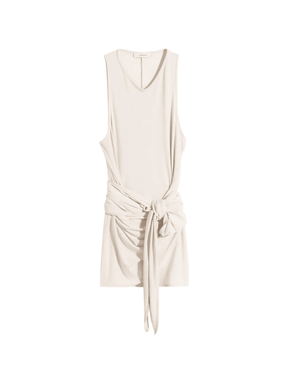 draped sleeveless wrap top - Image 1
